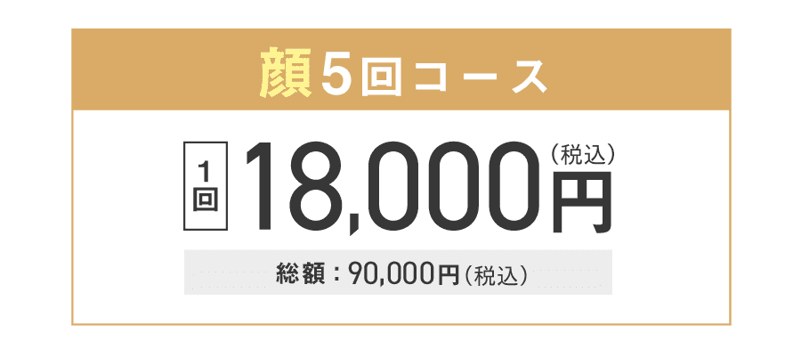 顔5回コース