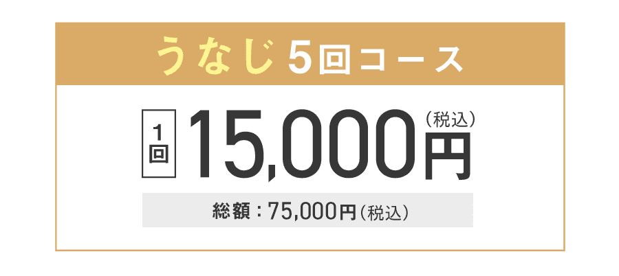 うなじ5回コース