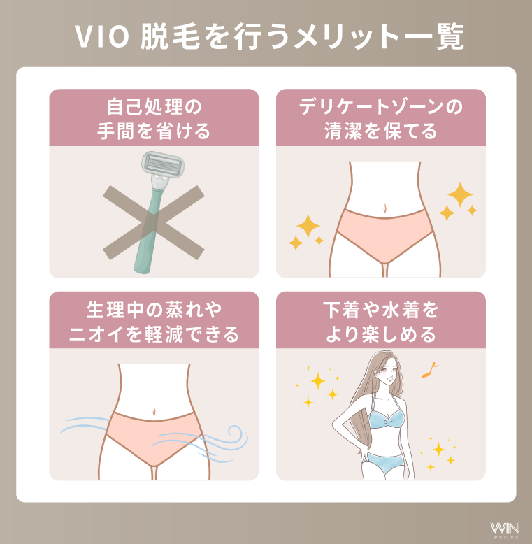 VIO脱毛-メリット